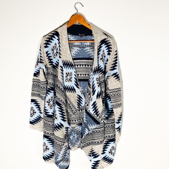 Baby blue aztec cardigan - Picture 2 of 7